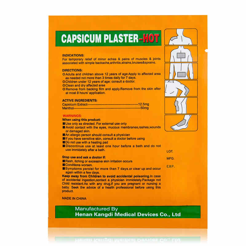 Kongdy|Capsicum Plaster - Hot