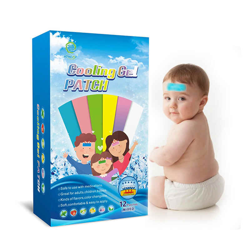 Kongdy|Cooling Gel Patch Magic: Instant Relief for Headaches, Muscle Pain & More!